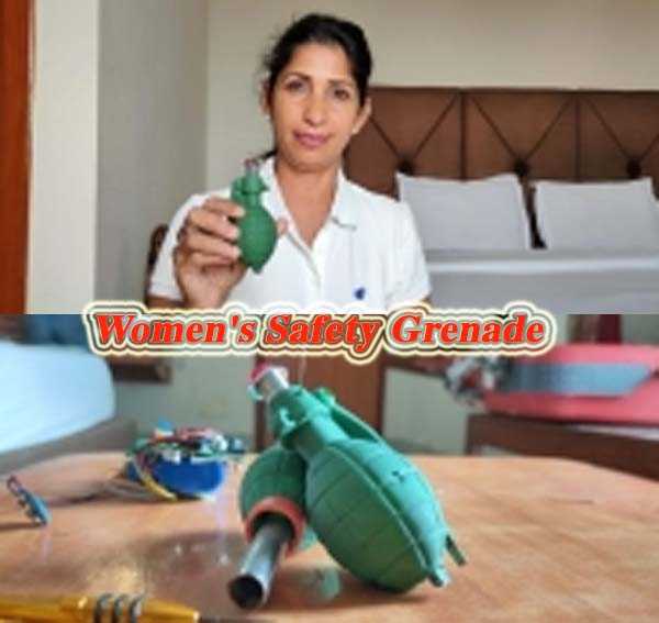 पीएम मोदी के संसदीय क्षेत्र में तैयार हुआ महिलाओं को मुसीबत से बचाने वाला हैंड ग्रेनेड! पीएम मोदी के संसदीय क्षेत्र में तैयार हुआ महिलाओं को मुसीबत से बचाने वाला हैंड ग्रेनेड!